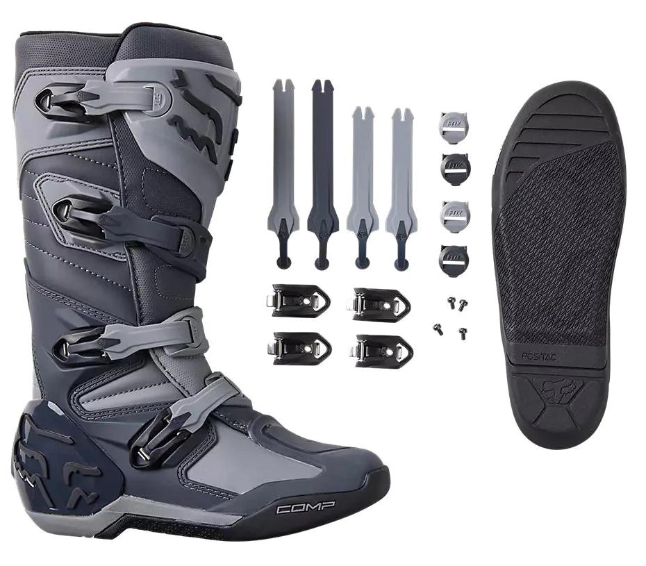 Botas Moto Comp  - Color: Color Gris