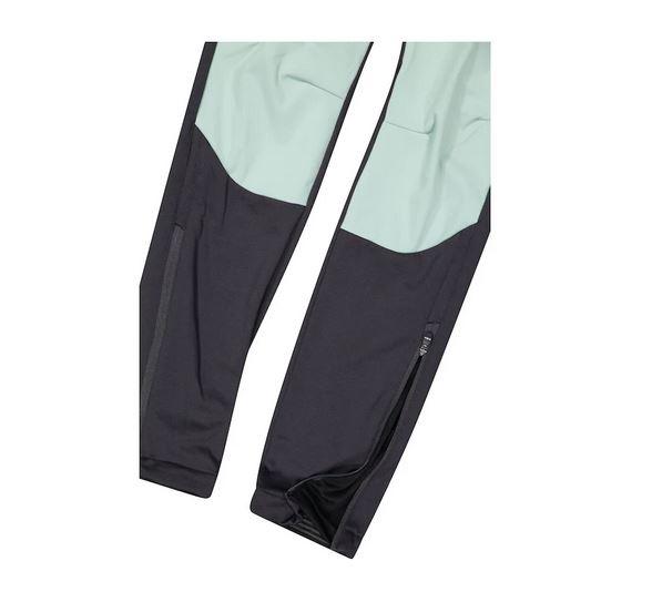 Miniatura Pantalón Mujer Unlimitech Windproof Ski Touring - Color: Verde/Negro