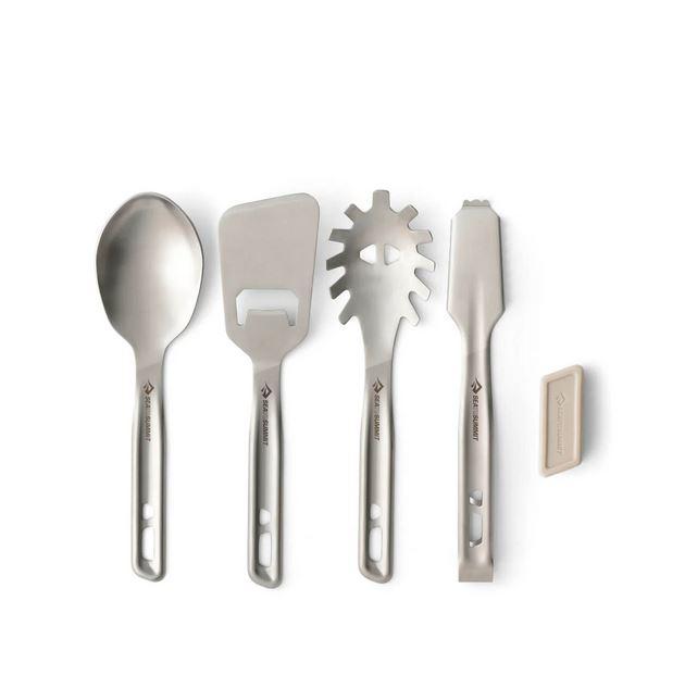 Set De Utensilios De Cocina De Acero Inoxidable Detour 4 Piezas