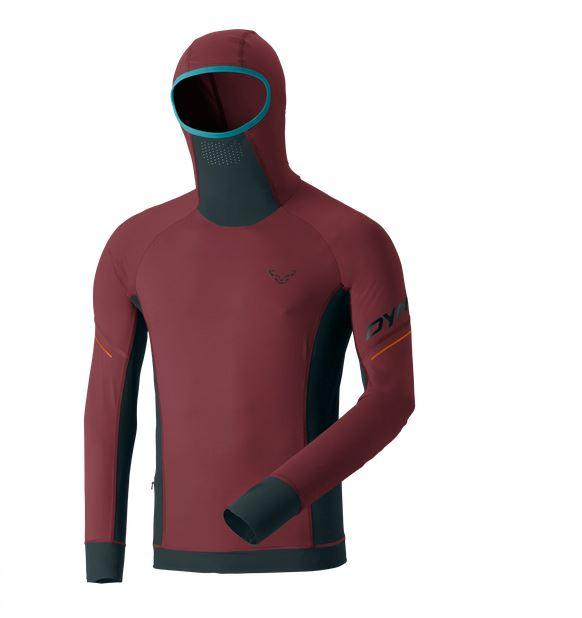 Polera Manga Larga Hombre Alpine - Color: Bordo/Negro