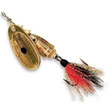 Señuelo Spinner Vibrax Foxtail Pack x6 - Color: Dorado