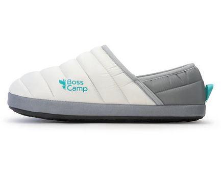 Miniatura Pantufla Térmica SoftShoes Quintay Adulto  - Color: Gris/Blanco