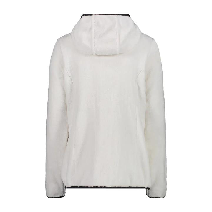 Chaqueta Polar Mujer Fix Hood-38P1546 - Color: B.Gesso-Antracite