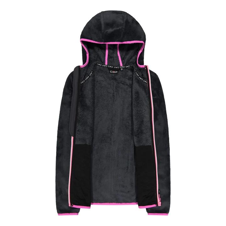 Miniatura Chaqueta Polar Mujer Fix Hood-38P1546 - Color: Titanio