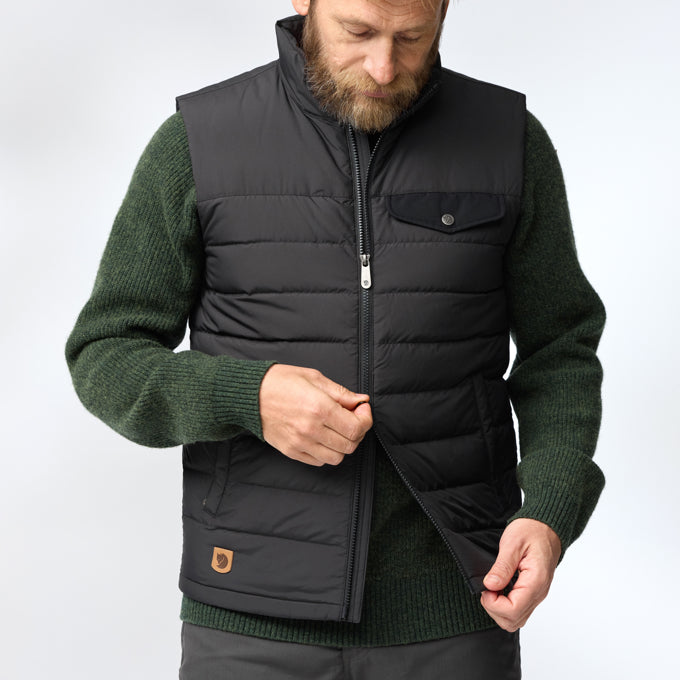 Miniatura Chaqueta Hombre Greenland Down Liner Vest - Color: Black