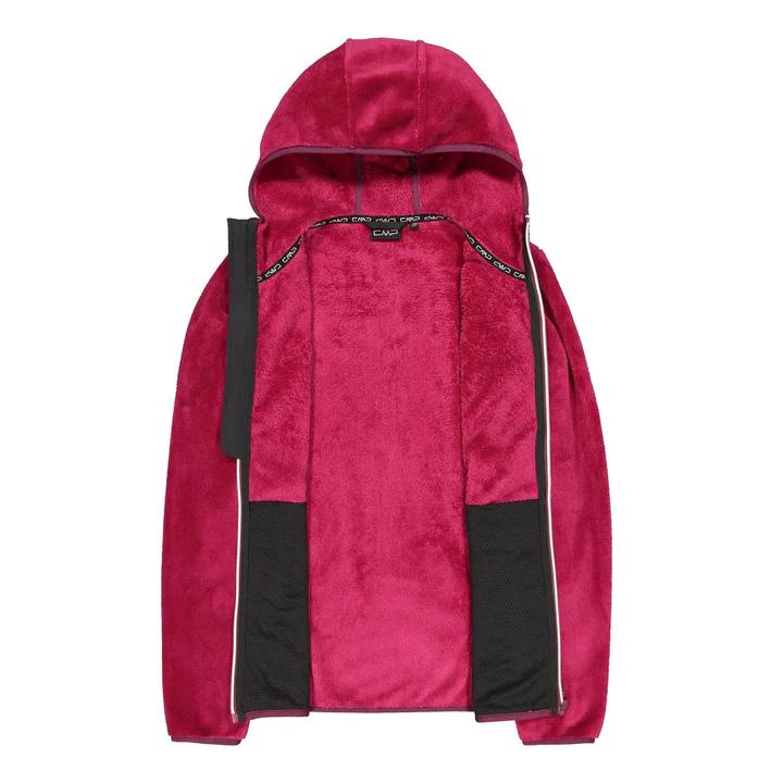 Miniatura Chaqueta Polar Mujer Fix Hood-38P1546 - Color: Sangria