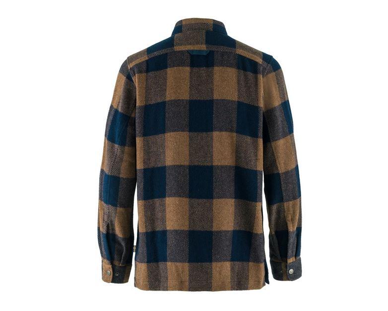 Camisa Hombre Canada Shirt - Color: Marron-Azul