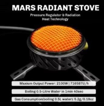 Cocinilla Integral Mars Radiant Stove -