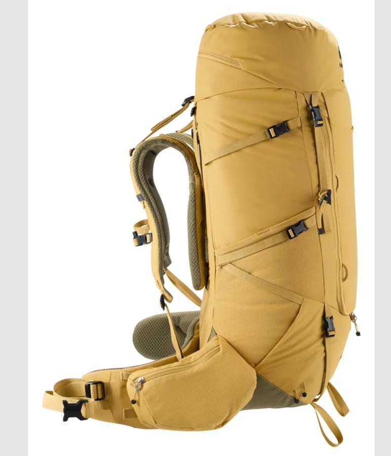 Miniatura Mochila Aircontact Core 60 + 10 - Color: Mostaza