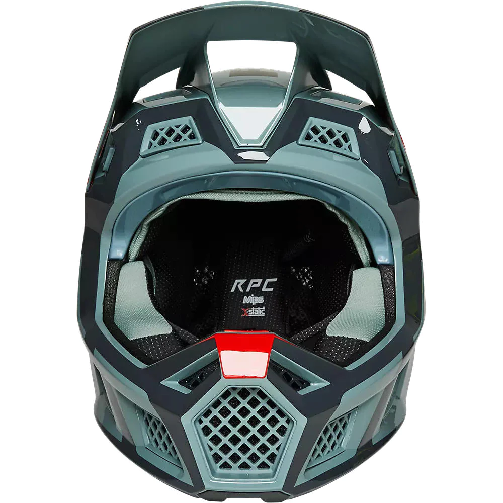 Casco Bicicleta Rampage Pro Carbon Mips Dvide  - Color: Verde
