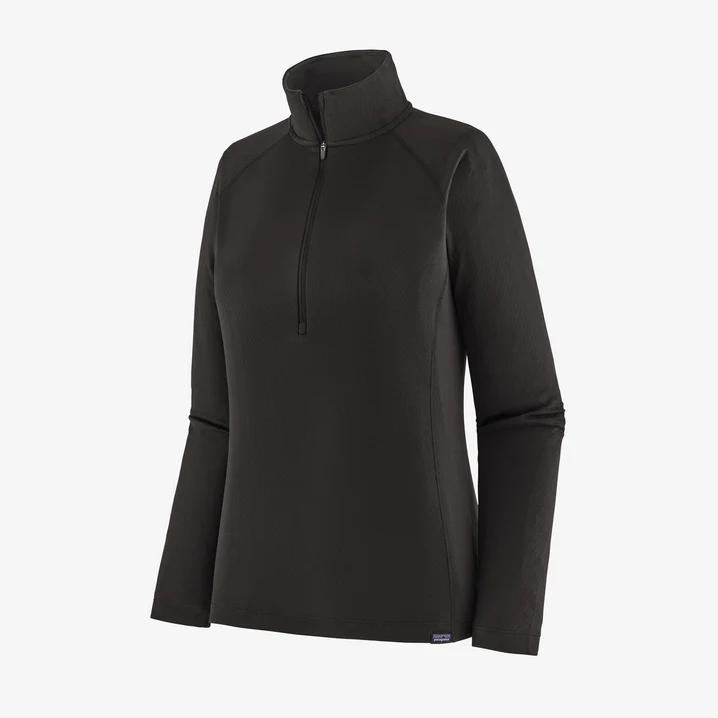 Primera Capa Mujer Capilene Midweight Zip-Neck - Color: Negro