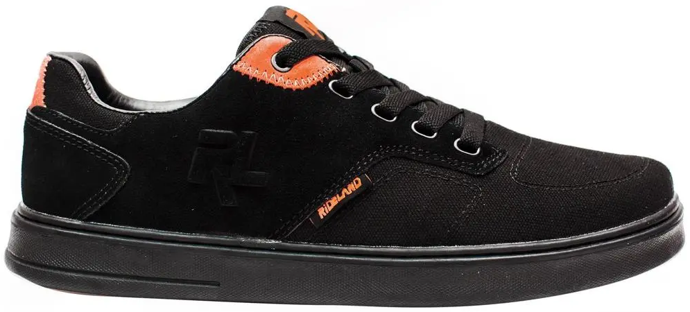 Zapatilla Plataforma - Color: Negro/Naranjo