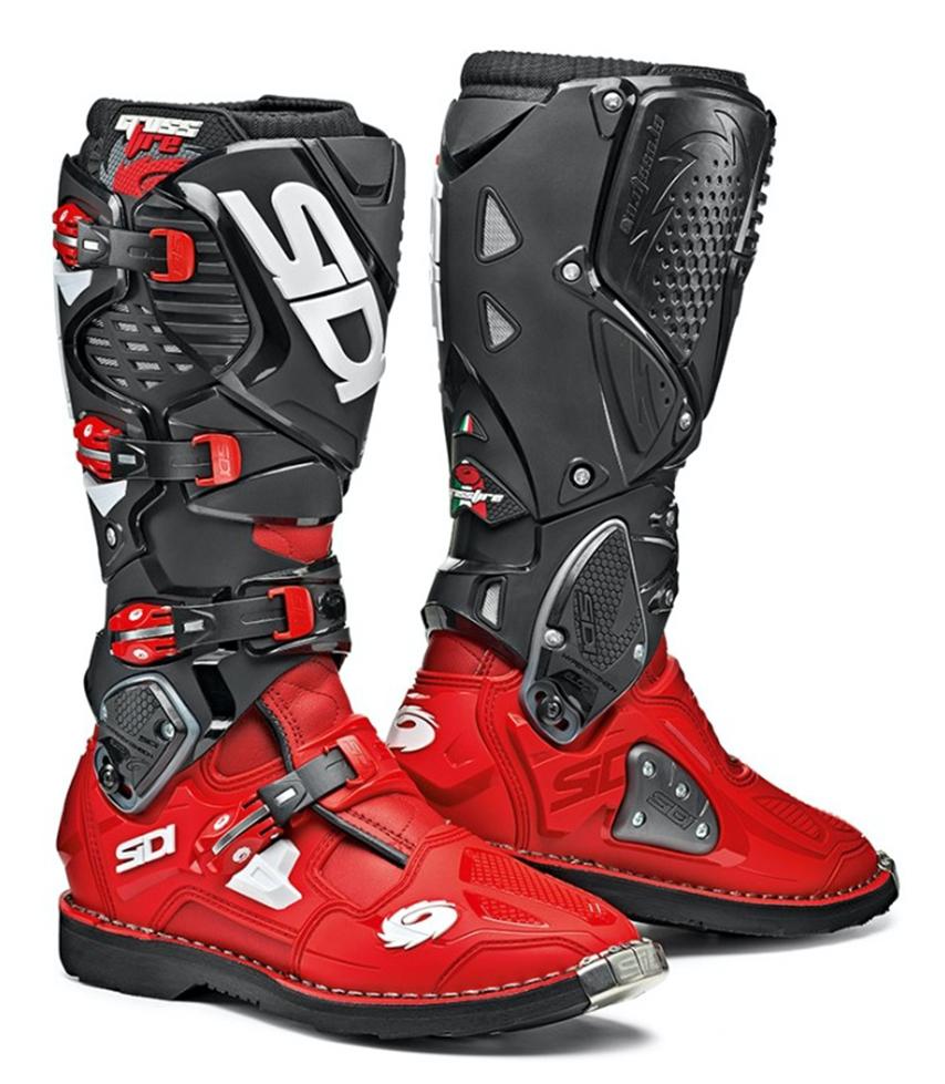 Bota De Moto Crossfire 3 - Color: Rojo