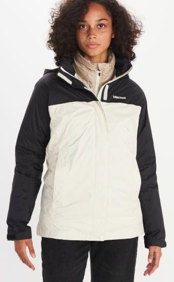 Chaqueta  Impermeable Mujer  Precip - Color: Negro-Blanco