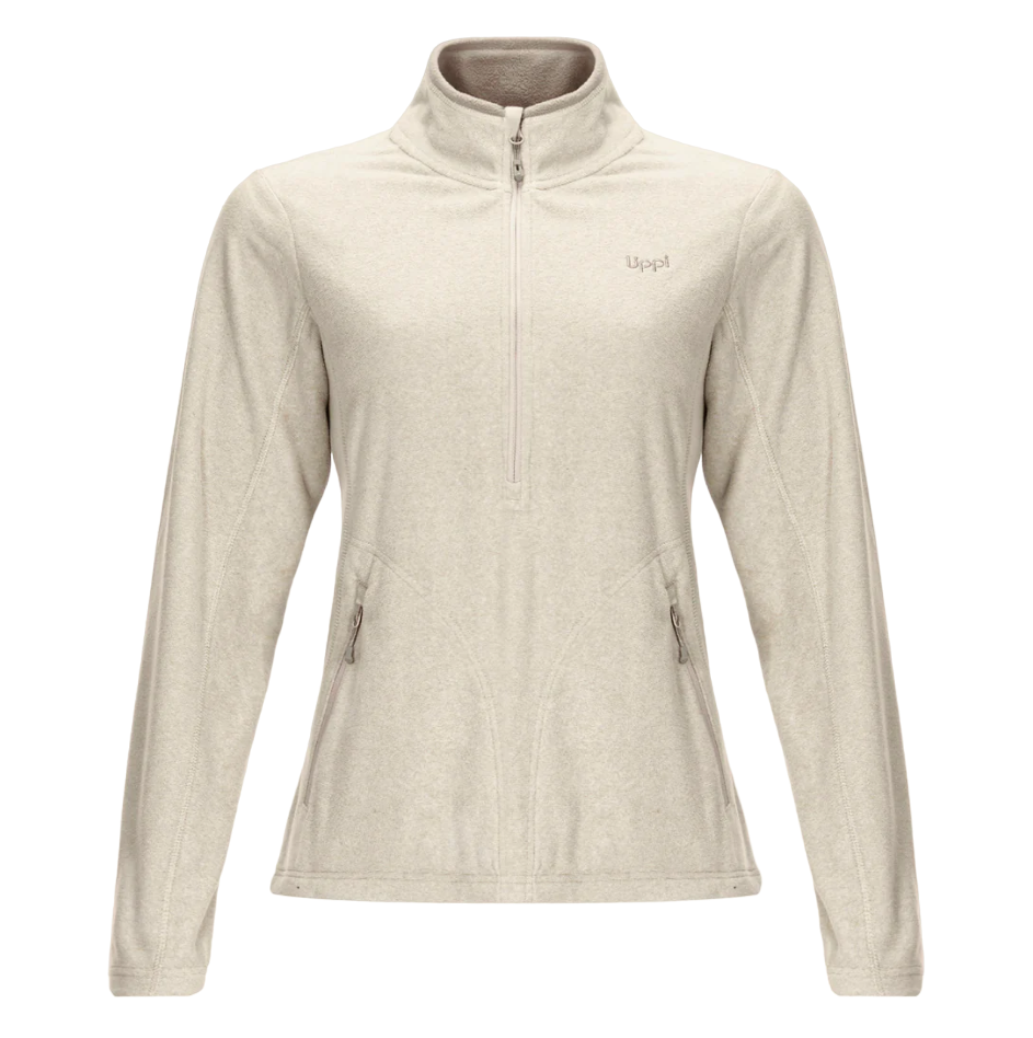 Polerón Mujer Lighter Nano-F 14 Zip - Color: Arena