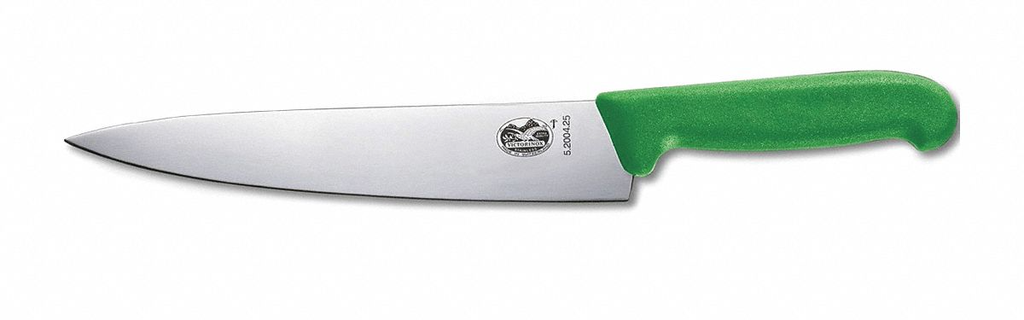 Cuchillo Cocina Medio Golpe Mango Fibrox  31 cm - Color: Verde