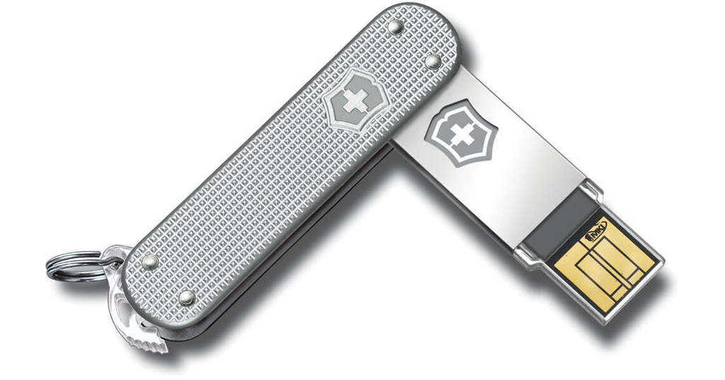 Navaja Pen Alox 64 GB Funda Skai - Color: Plata