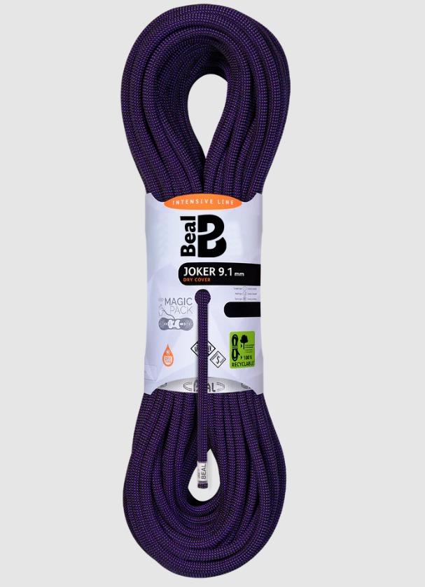 Cuerda Dinamica JOKER 9.1mm Unicore Dry Cover x 60 mts.