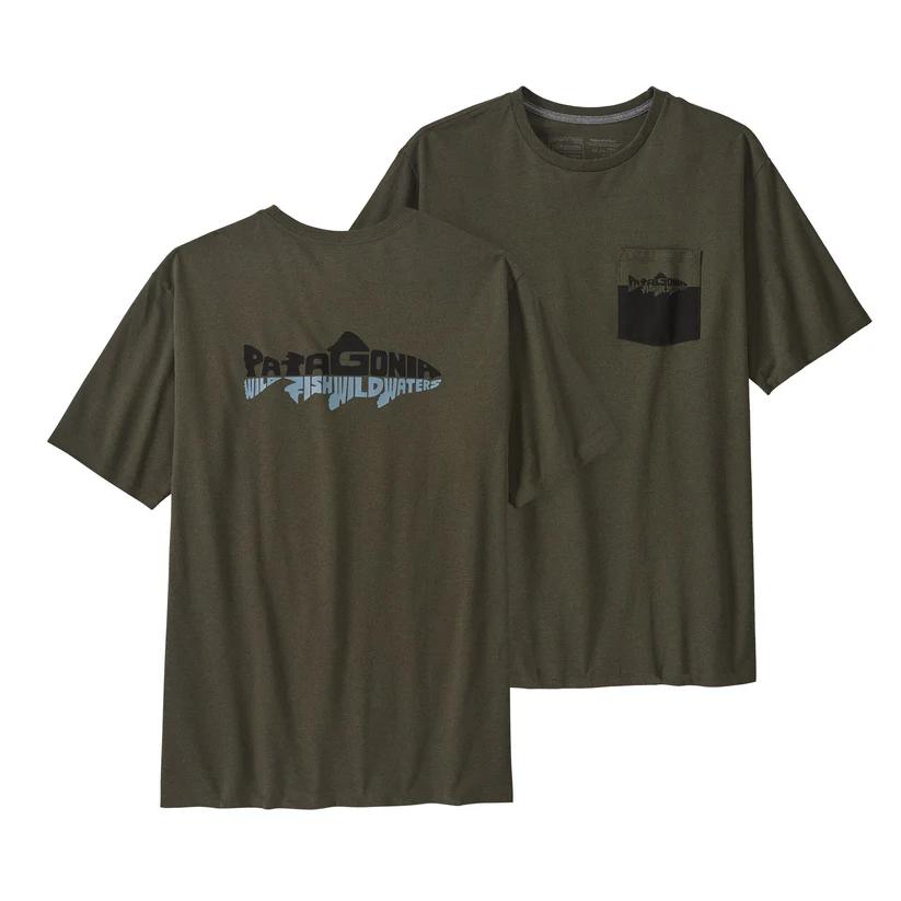 Camiseta Hombre Wild Waterline Pocket Responsibili-Tee®