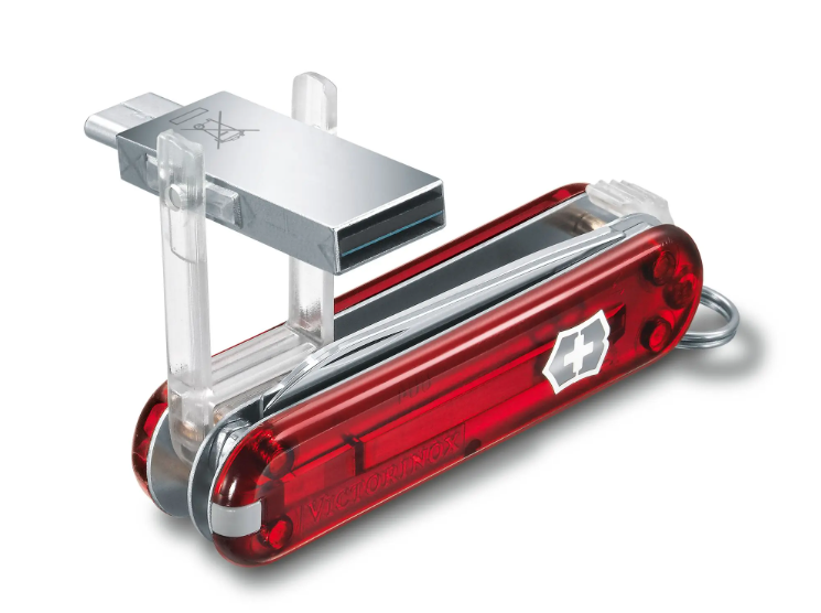 Miniatura Navaja De Bolsillo Con Memoria Usb -