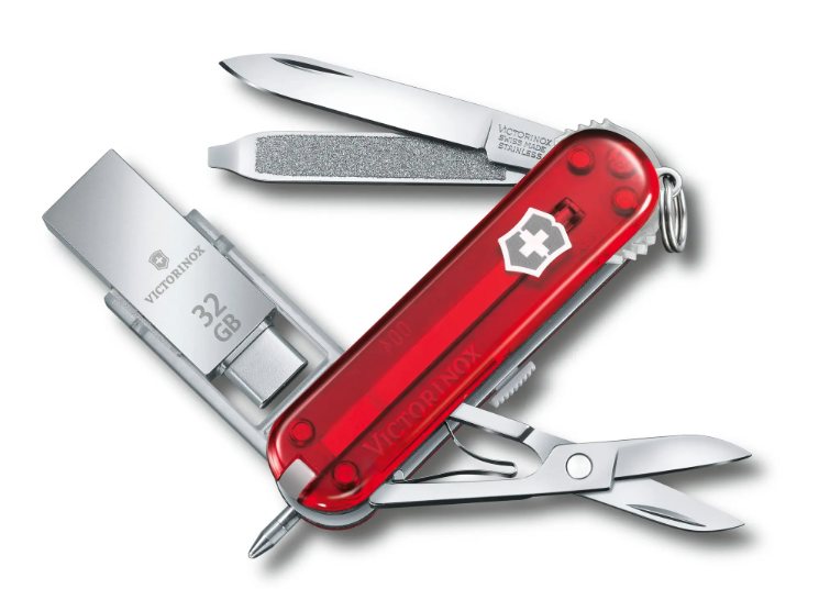 Miniatura Navaja De Bolsillo Con Memoria Usb -
