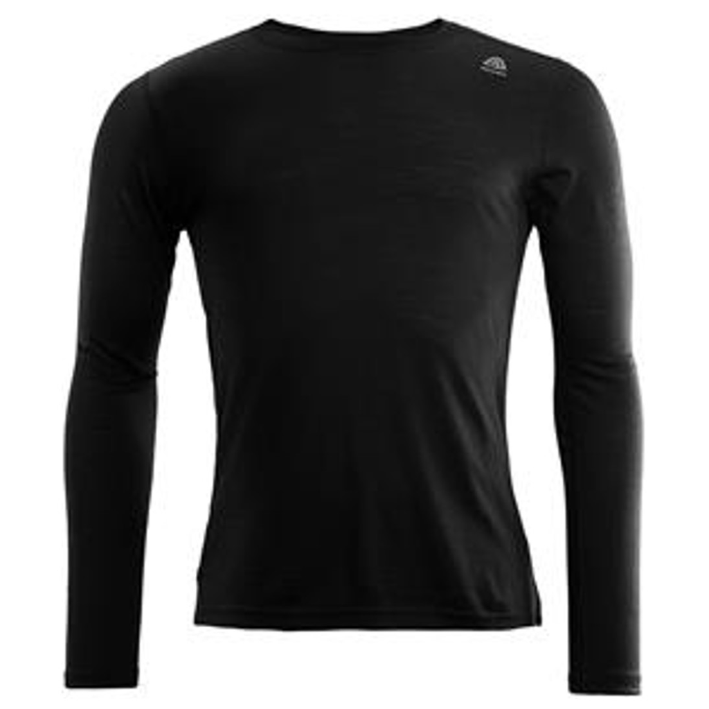 Primera Capa Light Wool CrewNeck Hombre - Talla: XL, Color: Negro