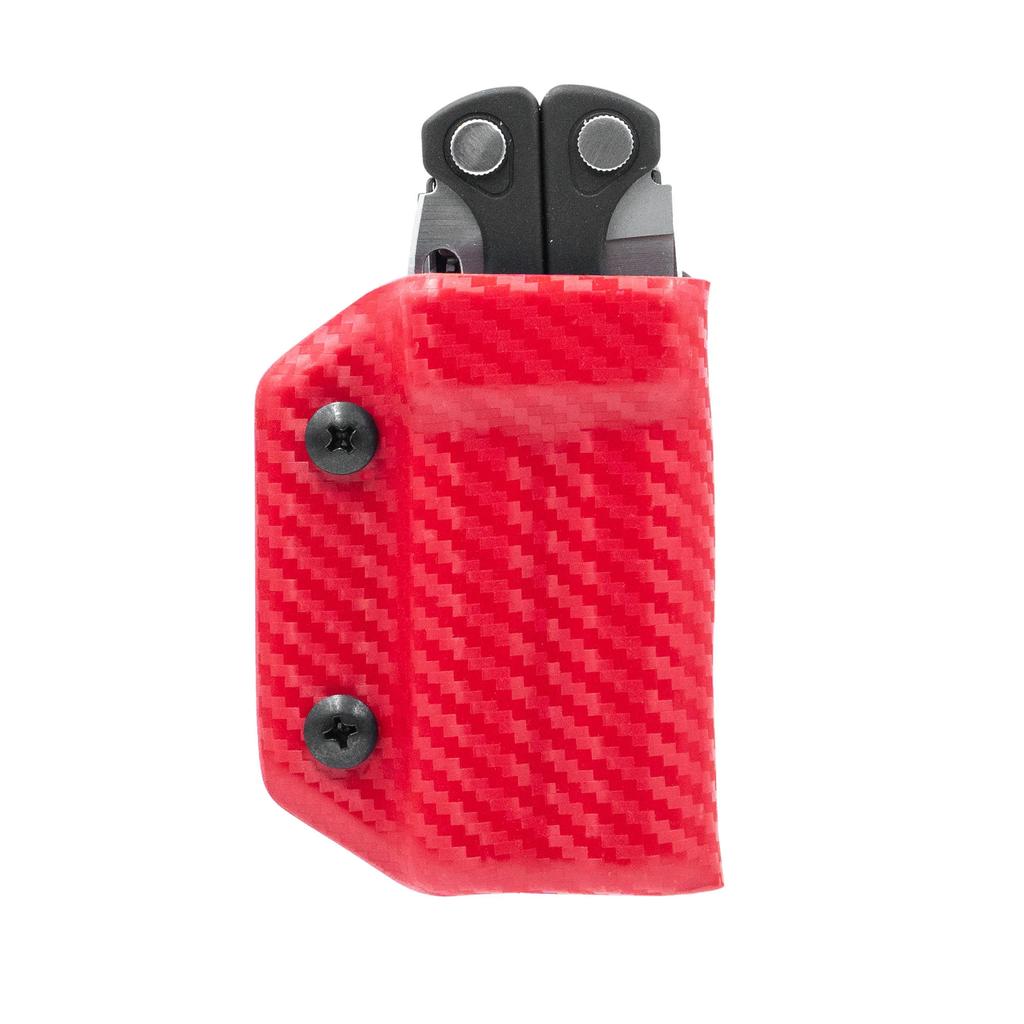 Miniatura Funda Kydex para Leatherman Charge y Charge + - Color: Carbón Rojo