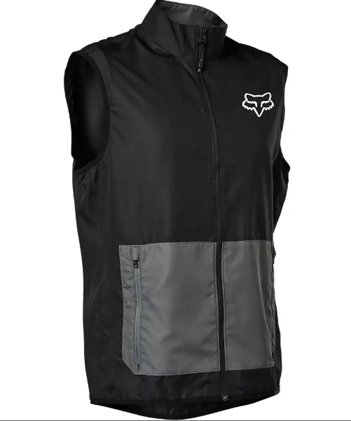 Chaqueta Cortavientos Bicicleta Ranger Sin Mangas - Color: Negro