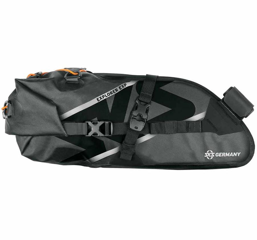 Miniatura Bolso Sillin Impermeable Con Tapabarro - Color: Negro