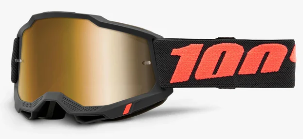 Antiparra De Ciclismo Accuri 2 Goggle True Gold Mirror Lens -