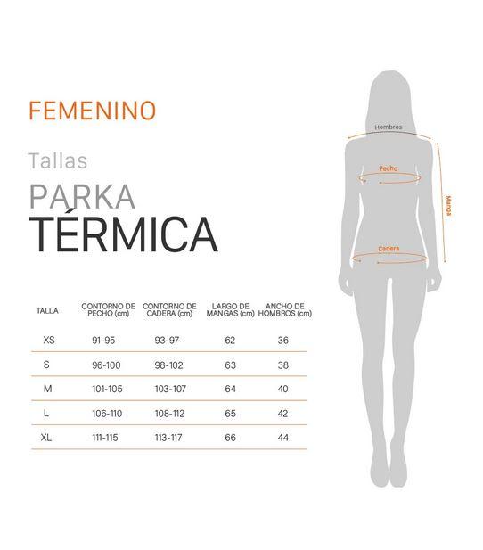 Parka Térmica Impermeable Vito Mujer  - Color: Negro