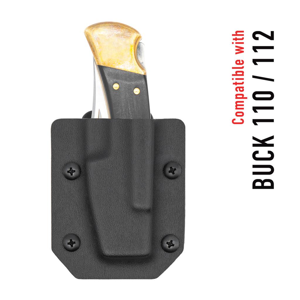 Miniatura Funda Kydex para el cuchillo plegable Buck 110/112 - Color: Negro