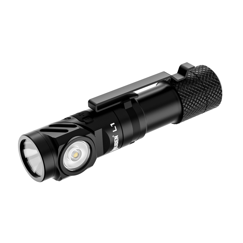 Miniatura Linterna LED Dual L1 2000 Lumens OSRAM P9 - Color: Negro