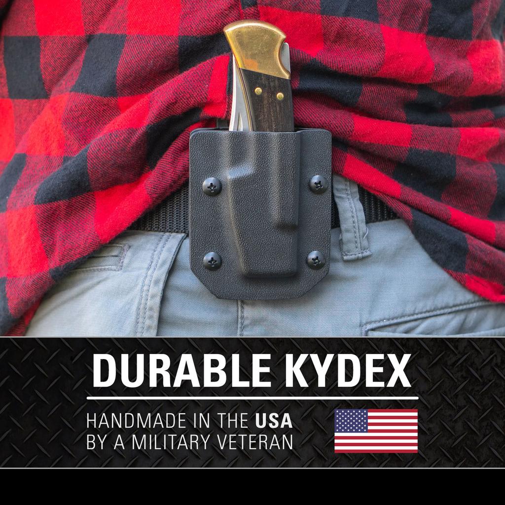 Miniatura Funda Kydex para el cuchillo plegable Buck 110/112 -