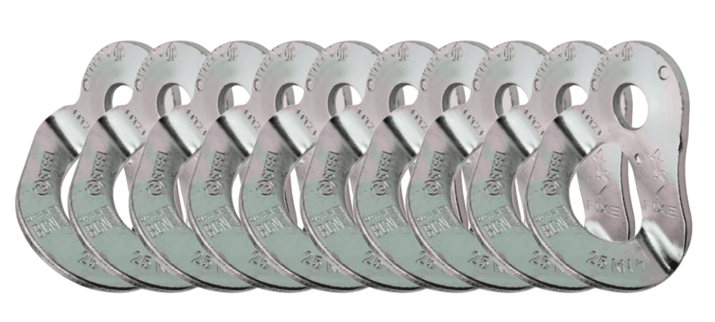 Pack 10 Chapas De Anclaje Ecotri 10 mm -