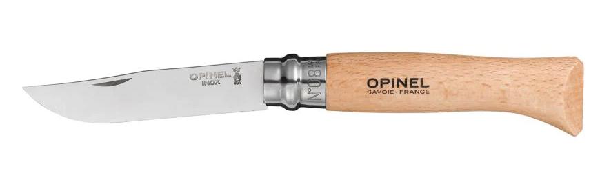 Miniatura Cuchillo  N°8 Trekking Con Funda - Color: Madera