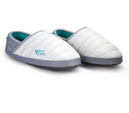 Miniatura Pantufla Térmica SoftShoes Quintay Adulto  - Color: Gris/Blanco