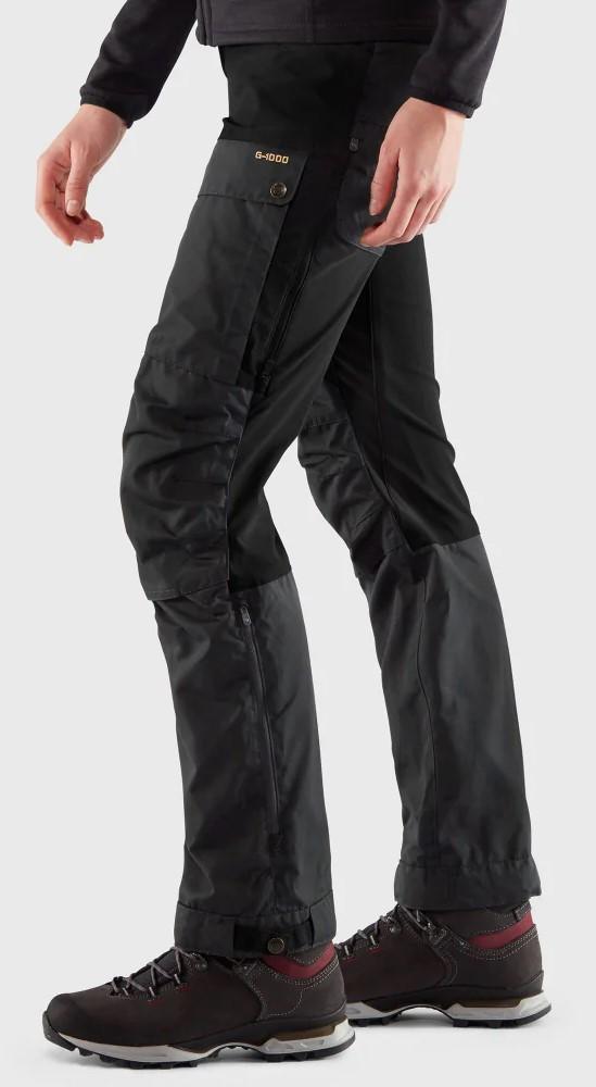 Miniatura Pantalón Mujer Keb Trousers Curved W Reg - Talla: 36, Color: Black-Stone Grey