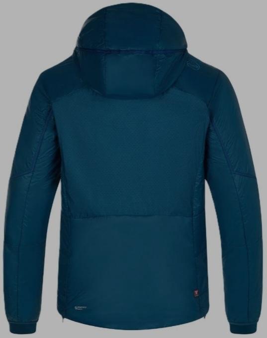 Alpine Guide Primaloft Hoody Hombre - Color: Storm Blue/ Electric Blue