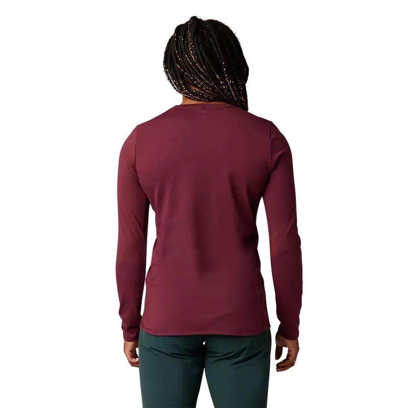 Miniatura Polera Bicicleta Mujer Manga Larga Ranger Drirelease®  - Color: Burdeo