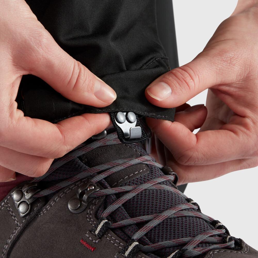 Miniatura Pantalón Mujer Keb Trousers Curved W Reg - Talla: 36, Color: Black-Stone Grey