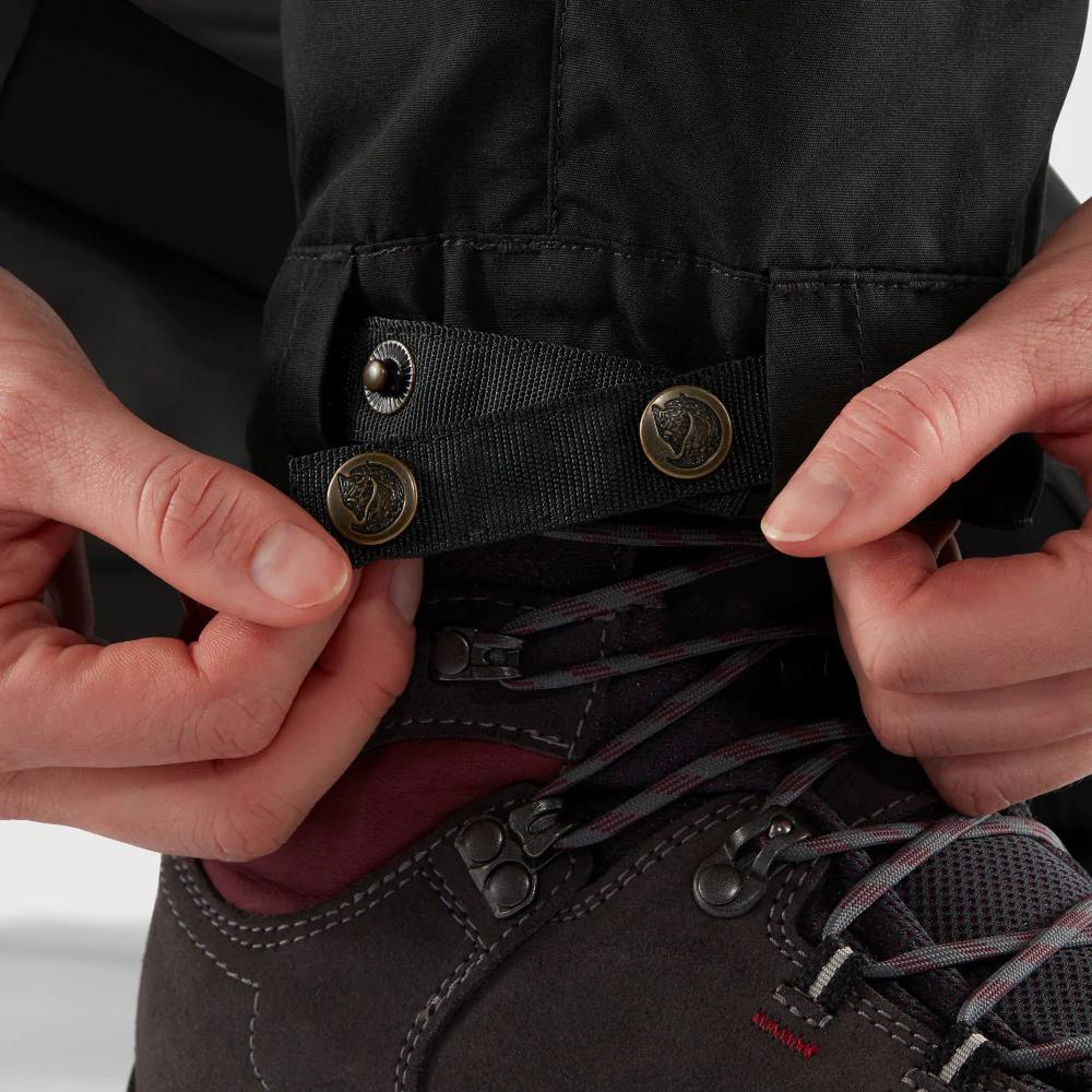 Miniatura Pantalón Mujer Keb Trousers Curved W Reg - Talla: 36, Color: Black-Stone Grey