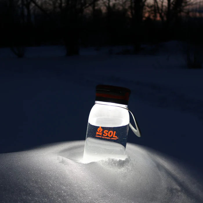 Miniatura Botella Solar Linterna Recargable -