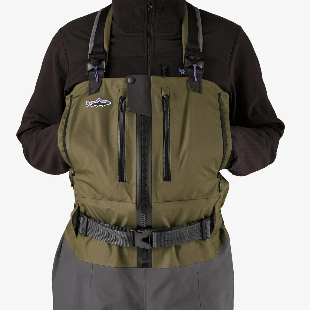 Miniatura Wader Hombre Swiftcurrent® Expedition Zip-Front - Color: Verde