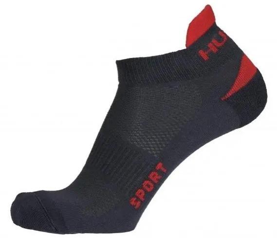 Calcetin Husky Sport - Color: gris/rojo