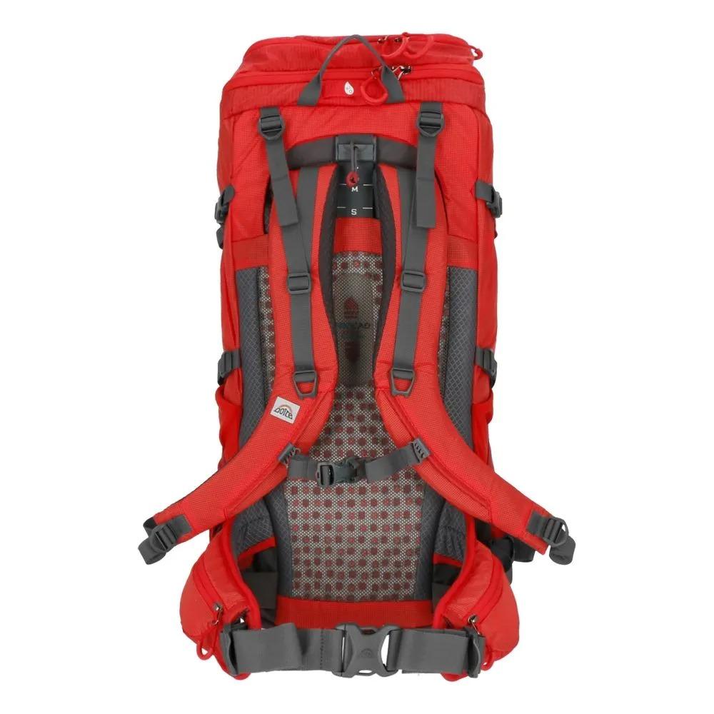 Mochila Excursión Zionn PRO DK. 60 Litros  - Color: Red