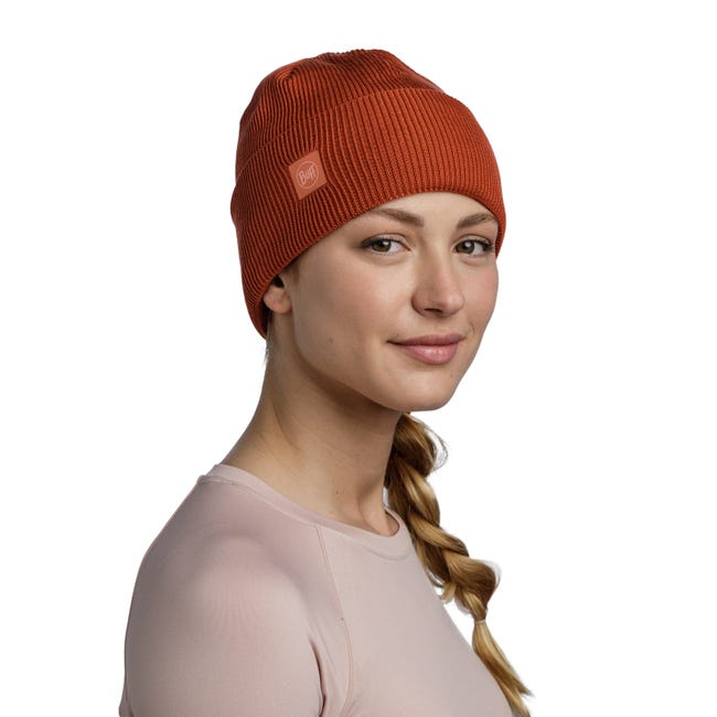 Gorro Crossknit Beanie Solid Cinnamon - Color: Solid Cinnamon