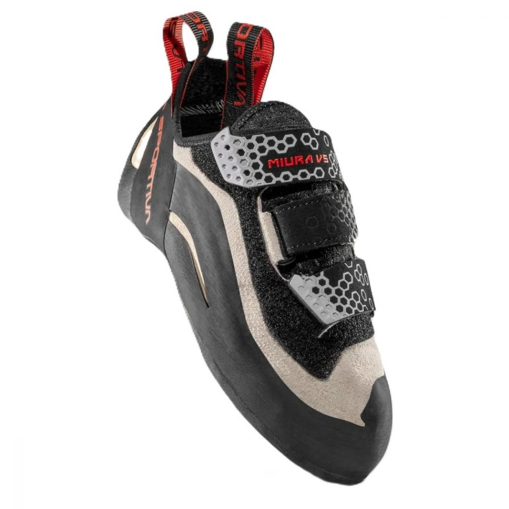Zapatilla de Escalada Miura VS Mujer - Color: White/Cherry Tomato