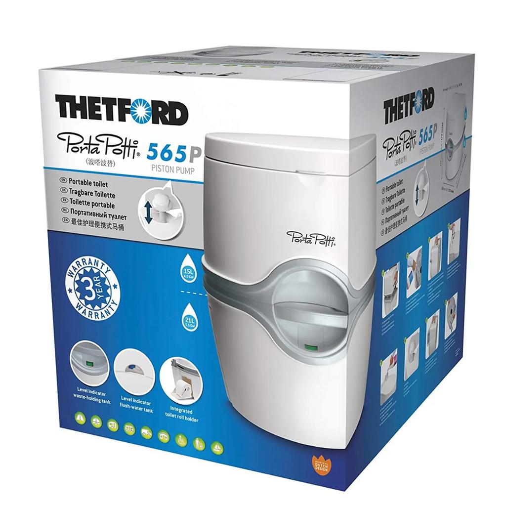 Baño Químico 565P 21LT Con Sistema De Descarga Manual  -