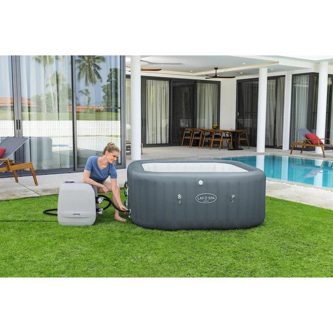 Miniatura Hot Tub Jacuzzi Inflable Hawaii Hidromasaje 6 Pers  -